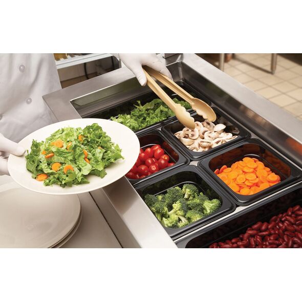 Multi Kantine Cambro 1/6GN 1.5L 17.6x16.2x10cm Polycarbonat Sort,stk 14252042 99511326846