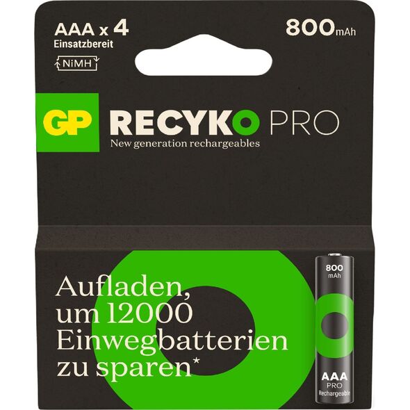 GP 1x4 GP ReCyko Pro NiMH Μπαταρία AAA/Micro 800mAh Pro 14265367 4891199223174