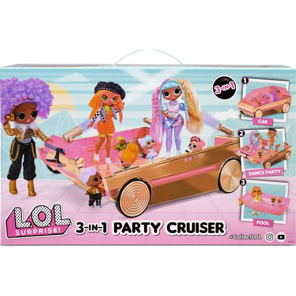 MGA MGA L.O.L. Surprise 3-in-1 Party Cruiser - 118305EUC 14295092 6418859026746