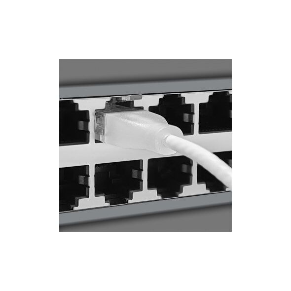 Wantec 7403 kabel sieciowy Biały 0,5 m Cat6a