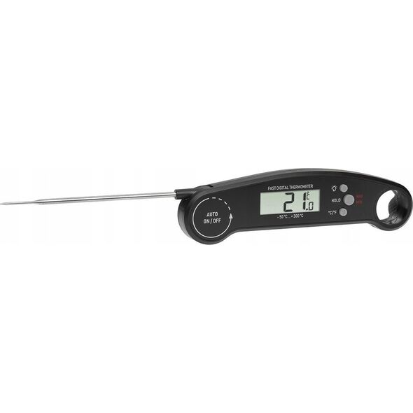 TFA Dostmann 30.1061.01 Køkkentermometer °C / °F-visning , Babymad , Bage , Stege , Burger , Fedt , Flydende stoffer , Fjerkræ , Grillvarer , hakket kød,