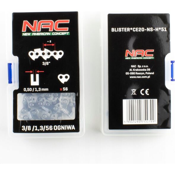NAC CUTTING CHAIN   16" 56/3/8"/1.3 CE20-NS-H, CE20-40-NS-H