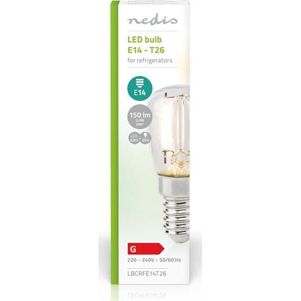 Λάμπα LED Nedis Nedis LBCRFE14T26 Λευκό 2700 K 2 W E14 G 13840689 5412810000000