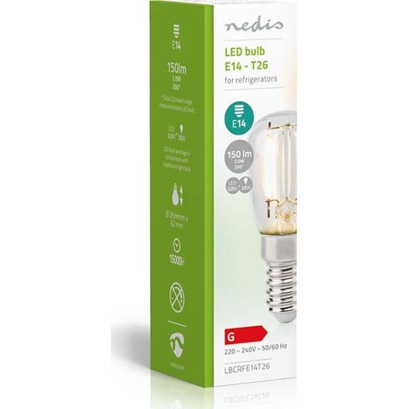 Λάμπα LED Nedis Nedis LBCRFE14T26 Λευκό 2700 K 2 W E14 G 13840689 5412810000000