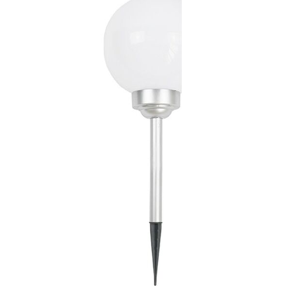 Saska Garden Ogrodowa Lampa Solarna Kula Mleczna śr. 20cm 4 LED