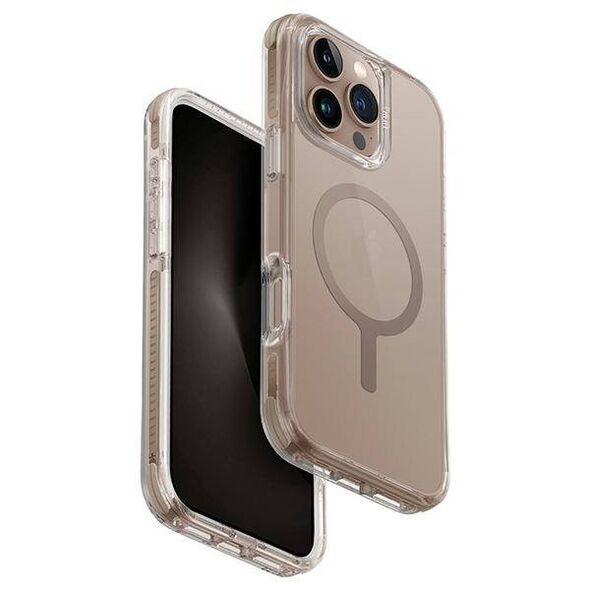 Case IPHONE 16 PRO UNIQ Combat Magclick Charging Taupe gold 8886463689714