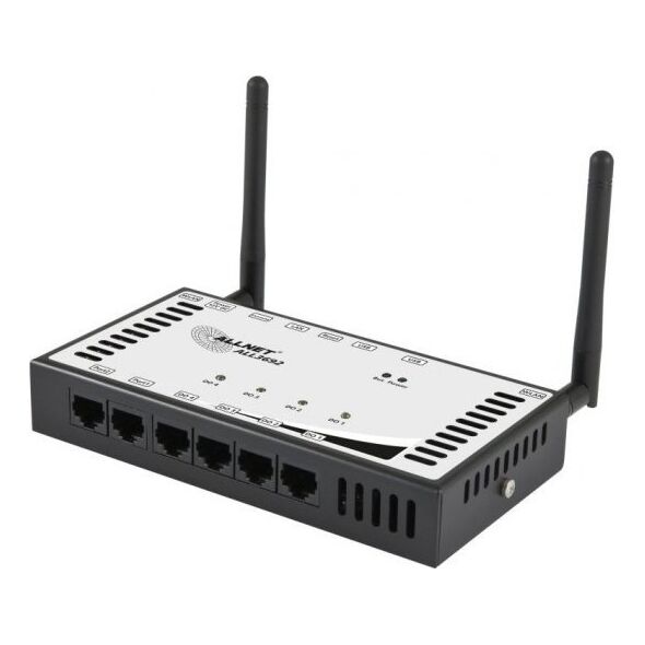 Allnet ALLNET MSR Powermeter Zentrale ALL3692 incl. 4 D0 & 2 S0 (opt.) & Induktion & 2 Sensor Ports for IP Gebäude Automation 13691914 4038816001474