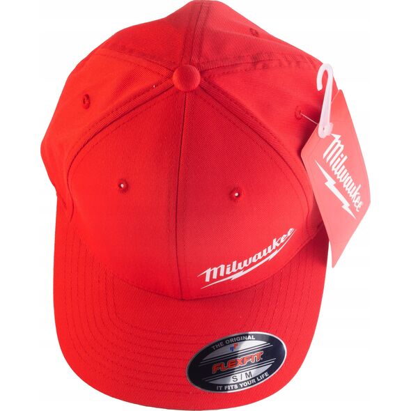 MILWAUKEE CZAPKA Z DASZKIEM CZERWONA L/XL