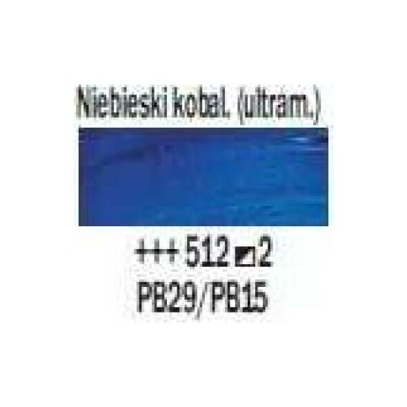 Artequipment TALENS REMBRANDT 40ML 512 - COBALT BLUE ULTRAMARINE - farba olejna uniw