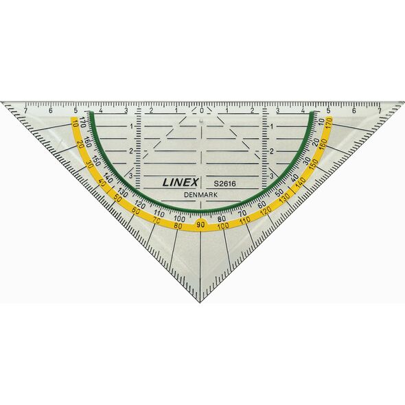 Linex Linex 100414165, Ψηφιακό μοιρογνωμόνιο, Διαφανές, 16 cm, 1,6 mm 13799655 5701221432803