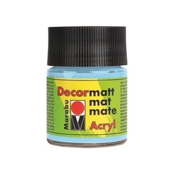 Marabu Marabu Decormatt Ακρυλικό, 50 ml, Μπλε, Ματ, Μπουκάλι, Αδιάβροχο 13800969 4007751008022