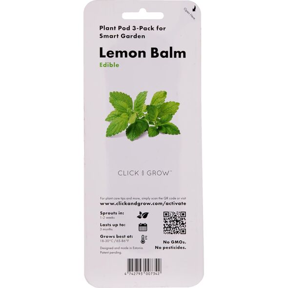 Click And Grow Click & Grow Smart Garden refill Lemon Balm 3 τεμ 13927291 4742793007342