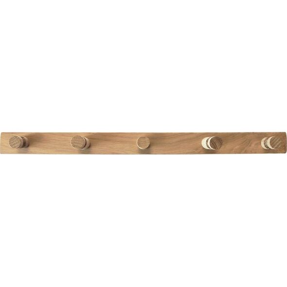 Home It Home>it® knagerække 5 knage 50×7×4 cm egetræ natur 13939466 5708614122167
