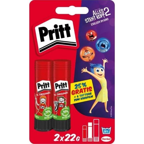 Pritt Pritt Klebestift 2x22g Alles steht Kopf 2 Design BTS2024 λιανική 13937782 4057278014075