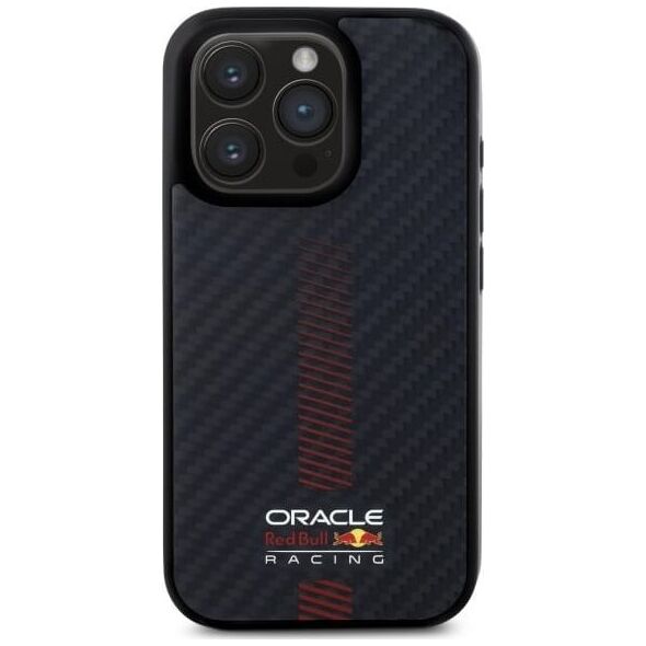 Red Bull RBHMP15L24CFGSMK iPhone 15 Pro 6.1" hardcase black/black Carbon Fiber Power Bar MagSafe