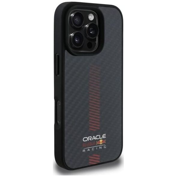 Red Bull RBHMP16X24CFGSMK iPhone 16 Pro Max 6.9" hardcase black/black Carbon Fiber Power Bar MagSafe