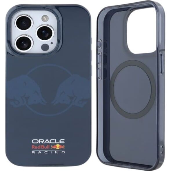 Red Bull RBHMP15X24HIDBV iPhone 15 Pro Max 6.7" hardcase navy blue/navy IML Two Bulls MagSafe