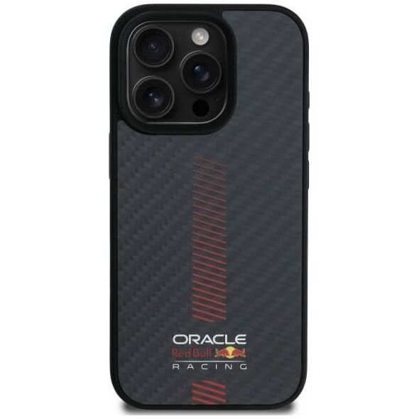 Red Bull RBHMP16L24CFGSMK iPhone 16 Pro 6.3" hardcase black/black Carbon Fiber Power Bar MagSafe