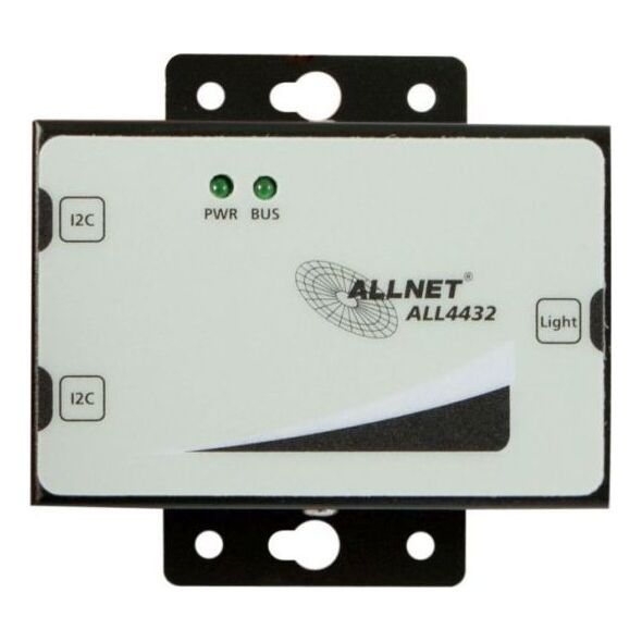 Σύστημα μετάδοσης σήματος AV Allnet Αισθητήρας ALLNET MSR ALL4432 / Helligkeitssensor analog im Metall Gehäuse schwarz 13691639 4038816006530