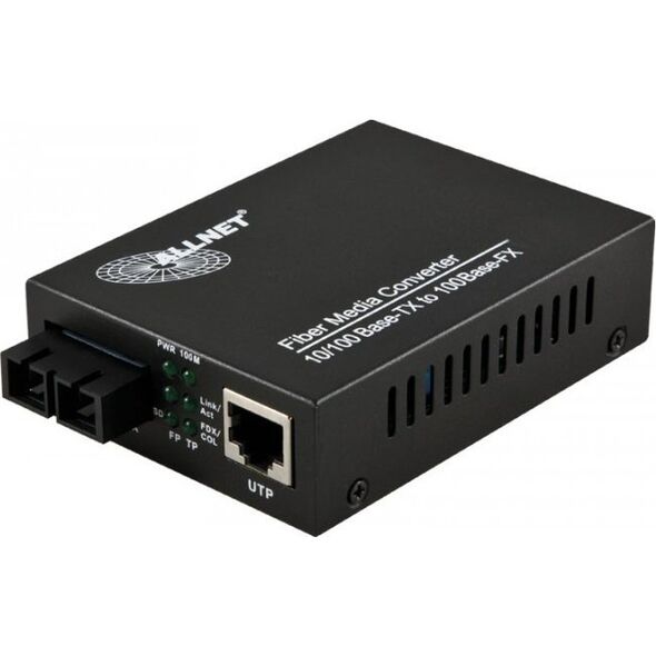 Allnet Z ALLNET Medienkonverter 10/100BASE-TX auf 100BASE-FX Singlemode SC Anschluss 20km ALL-MC106-SC-SM μετατροπέας οπτικών ινών 13691693 4038816105639