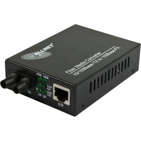 Allnet Z ALLNET Medienkonverter 10/100BASE-TX auf 100BASE-FX Multimode ST Anschluss ALL-MC107-ST-MM μετατροπέας οπτικών ινών 13691699 4038816051646