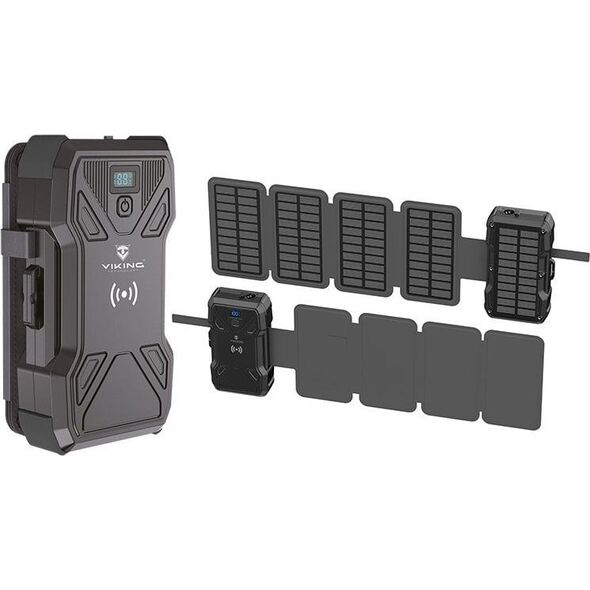 Powerbank Viking Viking Solar powerbank εξωτερικού χώρου TYR III 30000 mAh, χωρίς μπαταρία 13811541 8595656509028