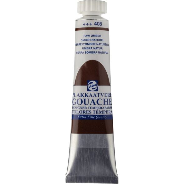 Talens Talens Gouache Extra Fine Quality Tube 20 ml Raw Umber 408 13843423 8712080000000