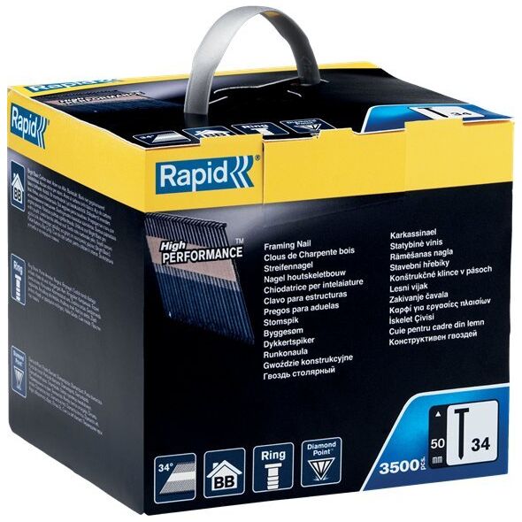 Rapid Nails "Rapid" BB 34/50 mm 3500 τεμ. 13868115 4051661023828