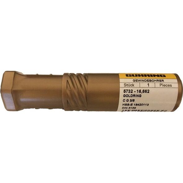 Βρύση μηχανής Ghring για τυφλές τρύπες GUHRING HSS-E 5732 G3/8 - 19 νήματα 13871644 4049844111530