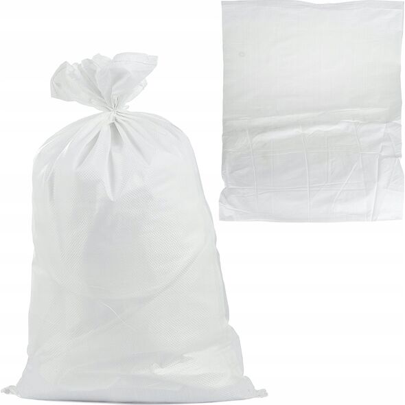Worek polipropylenowy 80x125cm 80kg /Biały