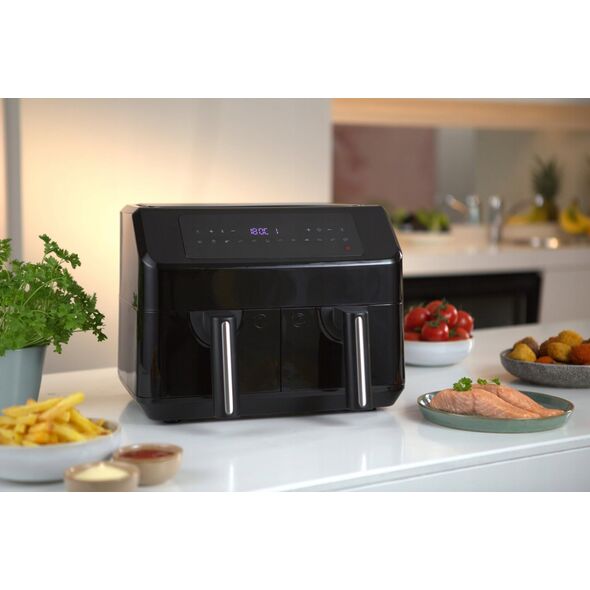 Φριτέζα Emerio χωρίς λιπαρά Emerio Heißluftfritteuse, Smart Fryer, 3,6+3,6L, Cool touch 13336890 7333282012137