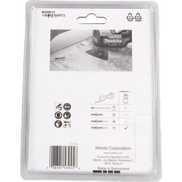 Makita MAKITA MT ΠΛΑΚΑ ΛΕΙΩΣΗΣ DELTA K20 116mm ΠΟΛΥ ΕΡΓΑΛΕΙΟ STARLOCK MAX 13489861 88381539456