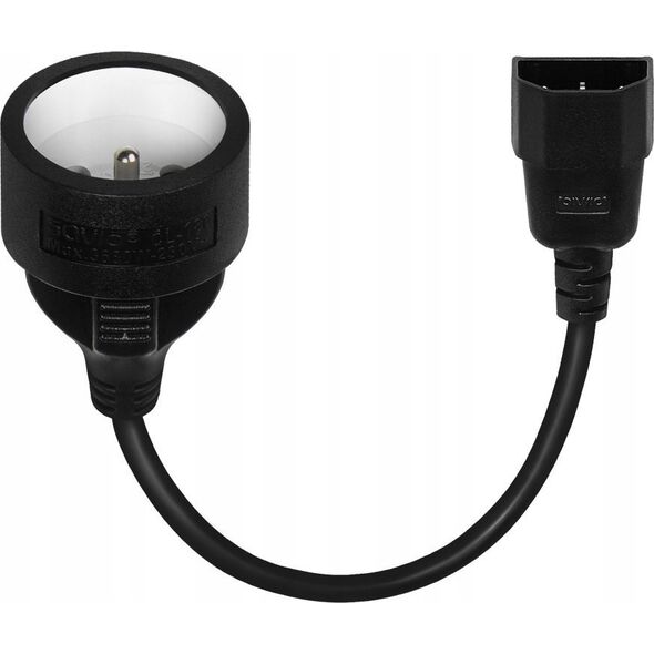 Savio SAVIO CL-180 Προσαρμογέας ρεύματος IEC C14 - CEE 7/5 (E) 15 cm 13749885 5901986048886