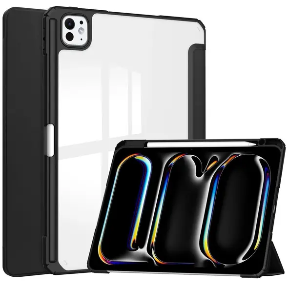 Bizon Case Tab Clear Matt Apple iPad Pro 11" 5 gen. 2024 black