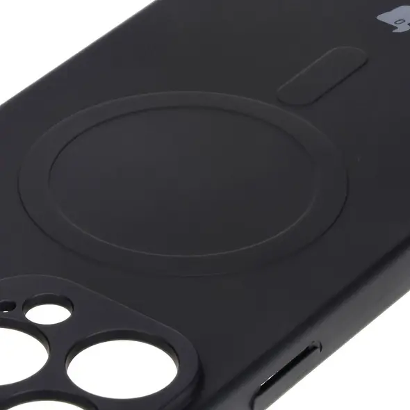 Bizon Case Silicone Magnetic Apple iPhone 16 Pro black
