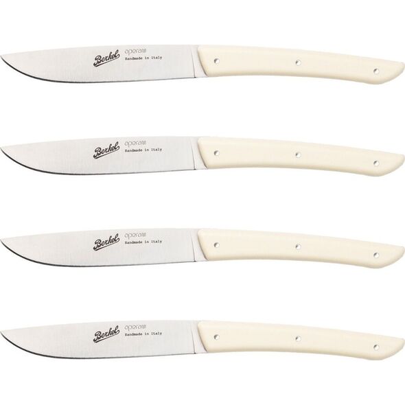 Σετ μαχαιριών για μπριζόλα Berkel Berkel 4 τμχ. Κρέμα χρώματος 13338078 8054615804012