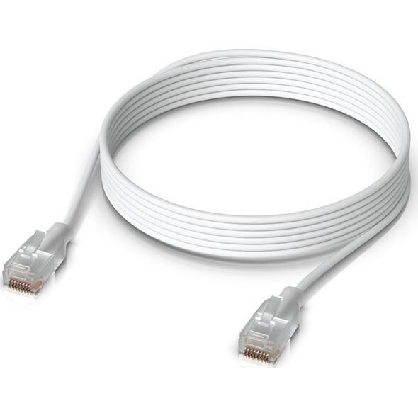 Καλώδιο δικτύου Ubiquiti UACC-Cable-Patch-EL-3M-W Translucent, White Cat6 13473040 810084695722