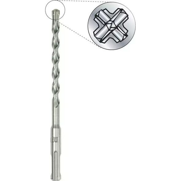Τρυπάνι Dedra QUATRO SDS PLUS τρυπάνι για σκυρόδεμα 6,5x260/200 13516181 5902628983466