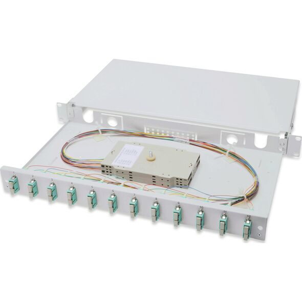 Digitus ZUB Digitus LWL Splicebox 1HE 12x SC DX, OM3 13619921 4016032278351