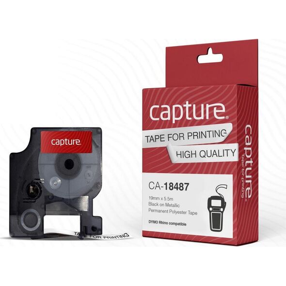 Capture Capture CA-18487 εκτυπώσιμες ετικέτες Μαύρο, Μεταλλικό 13769745 5715063010914