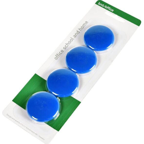 Stickn Magneter bnt blå Ø40mm blister 4 τεμάχια/συσκευασία - (4 τεμάχια) 13798655 7330403019648