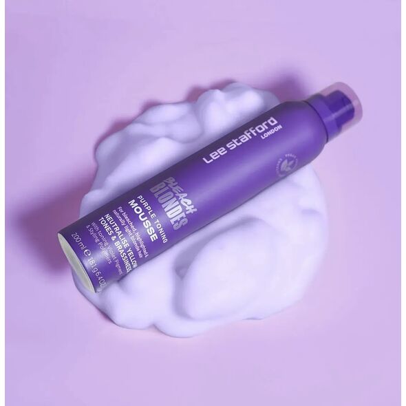 Lee Stafford Lee Stafford - Bleach Blondes Purple Tone, Toning Mousse 200 ml 13799179 9347108042718