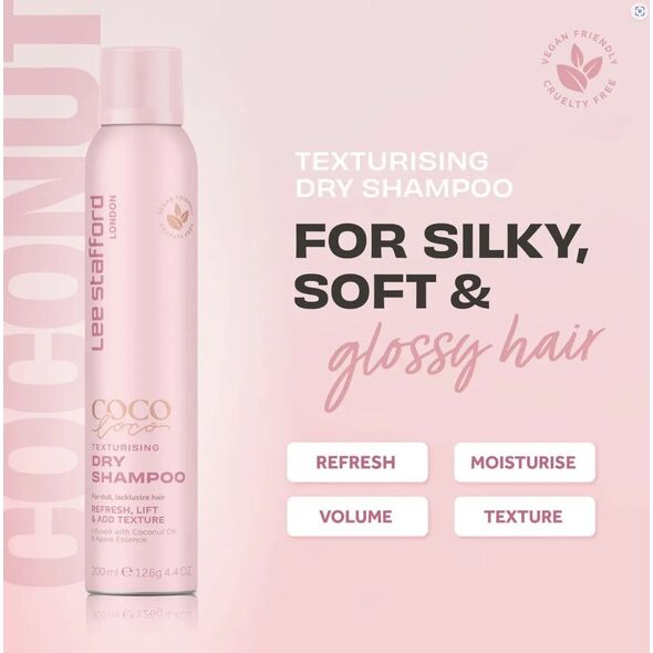 Lee Stafford Lee Stafford Coco Loco Texturizing Dry Shampoo 13799231 5060282703612