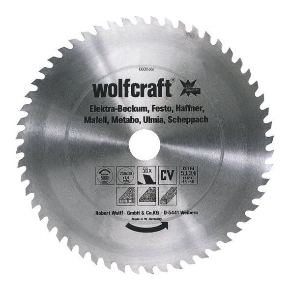 Wolfcraft wolfcraft GmbH 1 κυκλική λεπίδα 13799379 4006885660809