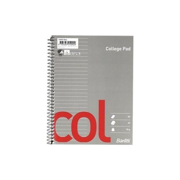 Bantex BANTEX COL KOLLEGIEBLOK, LINJERET, SVENSK HULNING 13801486 5705470000000