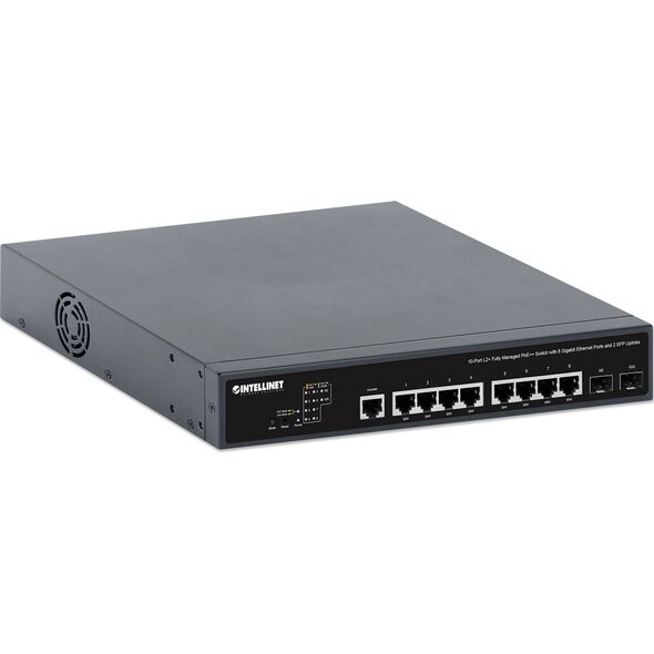 Switch Intellinet Network Solutions INTELLINET 10-Port L2+ Managed PoE++ Switch 8x Gbit 2x SFP