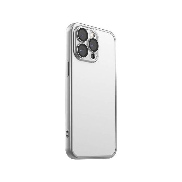 Joyroom Matowe etui ochronne Joyroom JR-15Q2 do iPhone 15 Pro (szare)