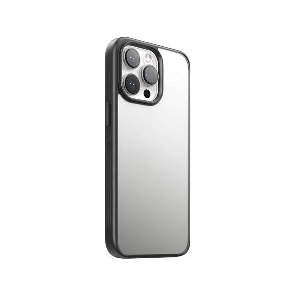 Joyroom Matowe etui ochronne Joyroom JR-15Q2 do iPhone 15 Pro (czarne)