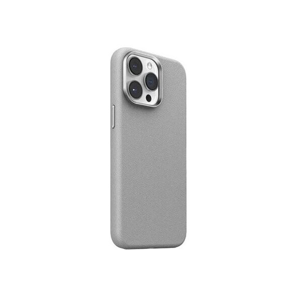 Joyroom Magnetyczne etui na telefon iPhone 15 Pro Joyroom JR-BP007 (szare)