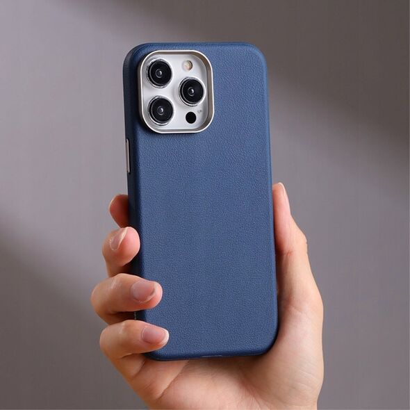 Joyroom Magnetyczne etui na telefon iPhone 15 Joyroom JR-BP007 (granatowe)